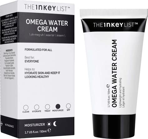 the inkey list omega water cream is a dupe for|inkey list water moisturizer.